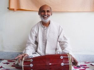 Pradeep plays Drum